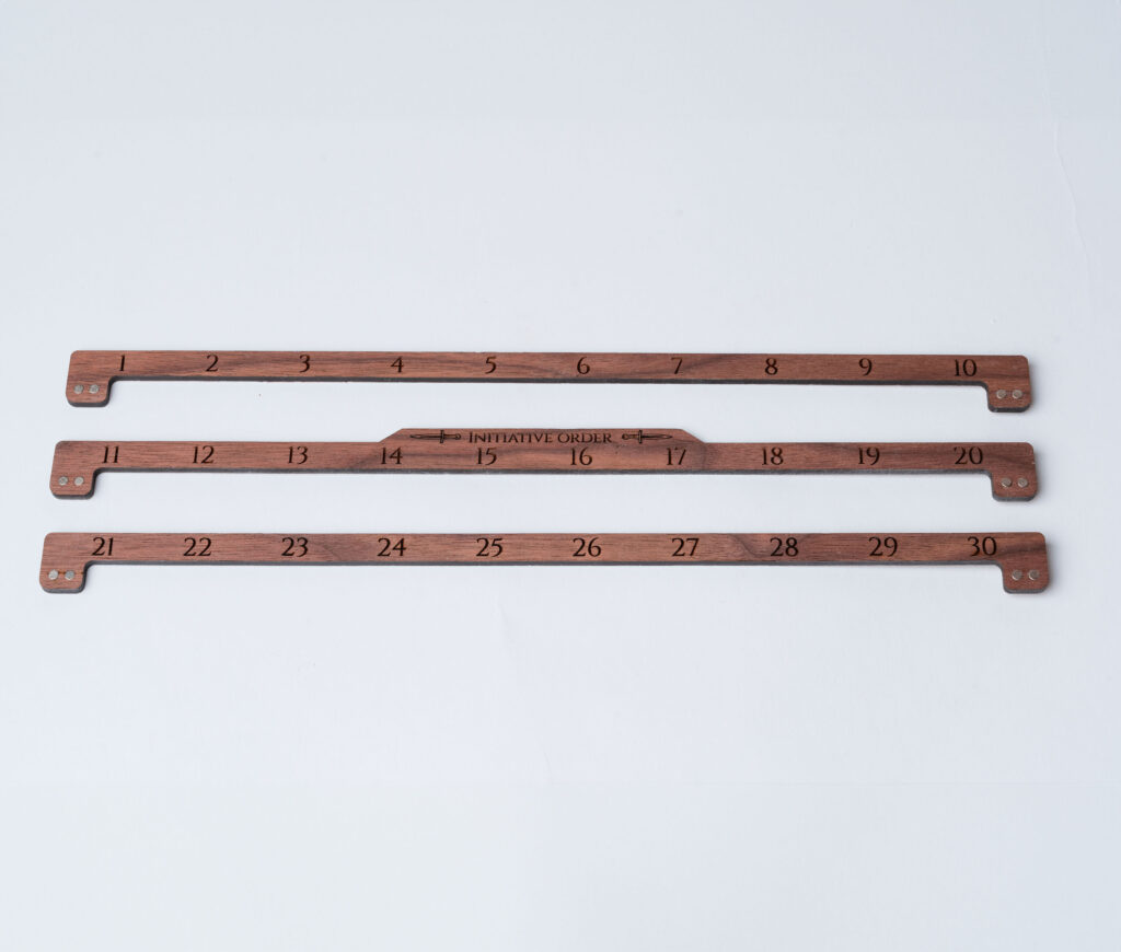DM Screen Initiative Ruler (Set of 3) by Wyrmwood