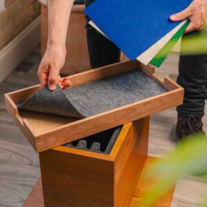 Hex Topper Block Tray - Rolling Surface
