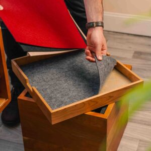 Topper Block Tray - Rolling Surface