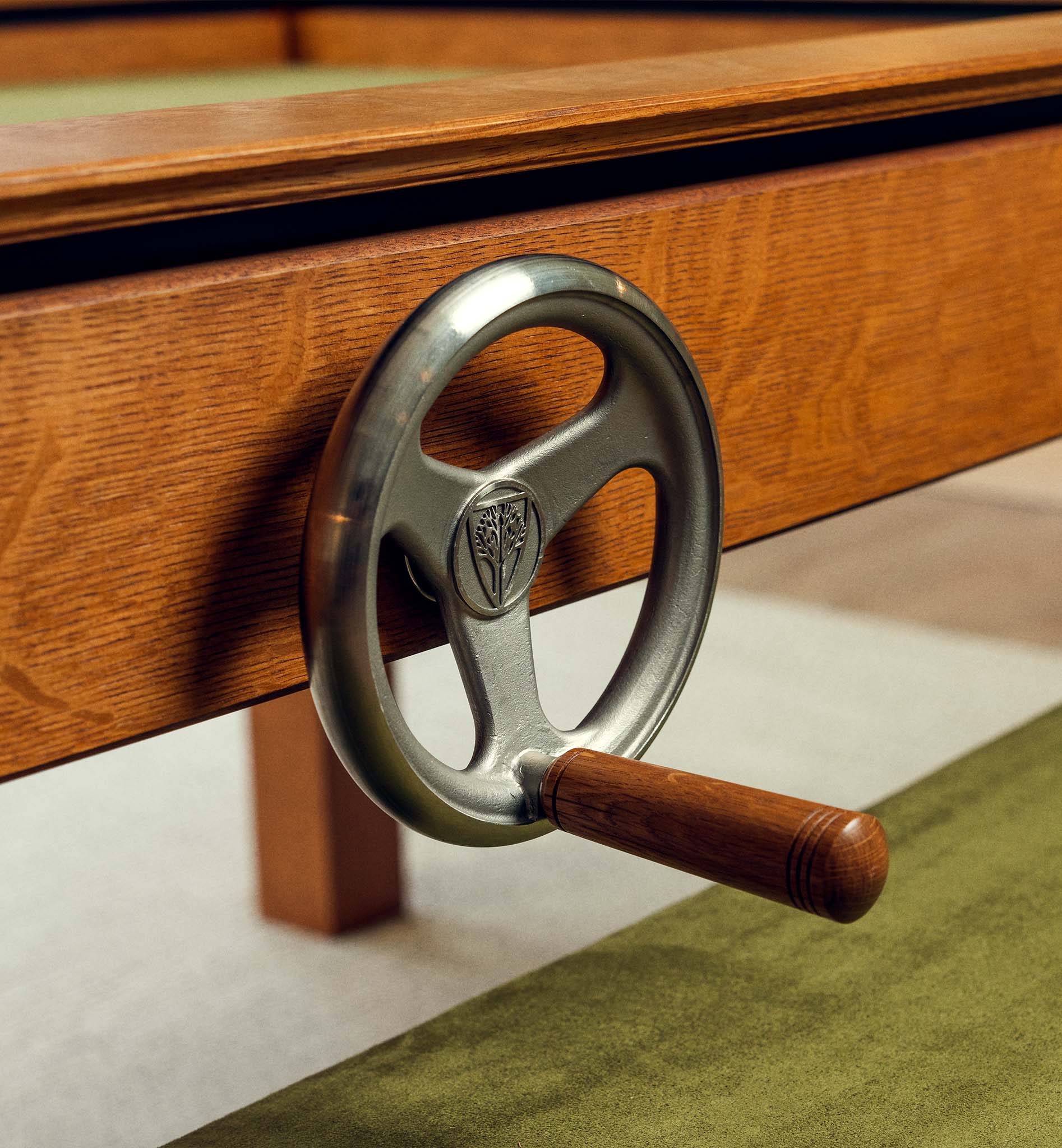 Mission Oak Prophecy Table & Bench