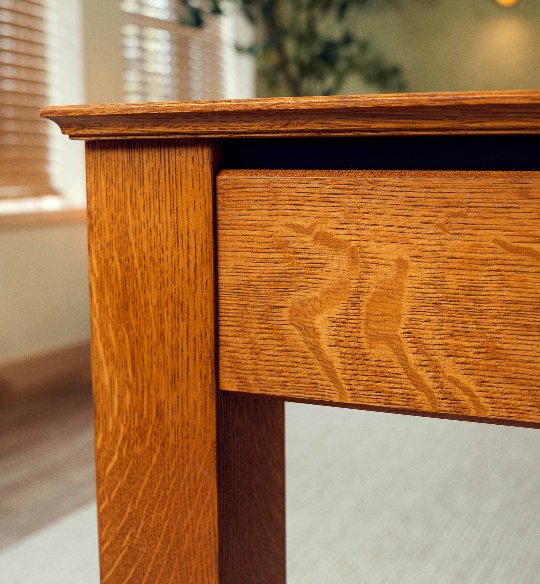 Mission Oak Prophecy Table & Bench