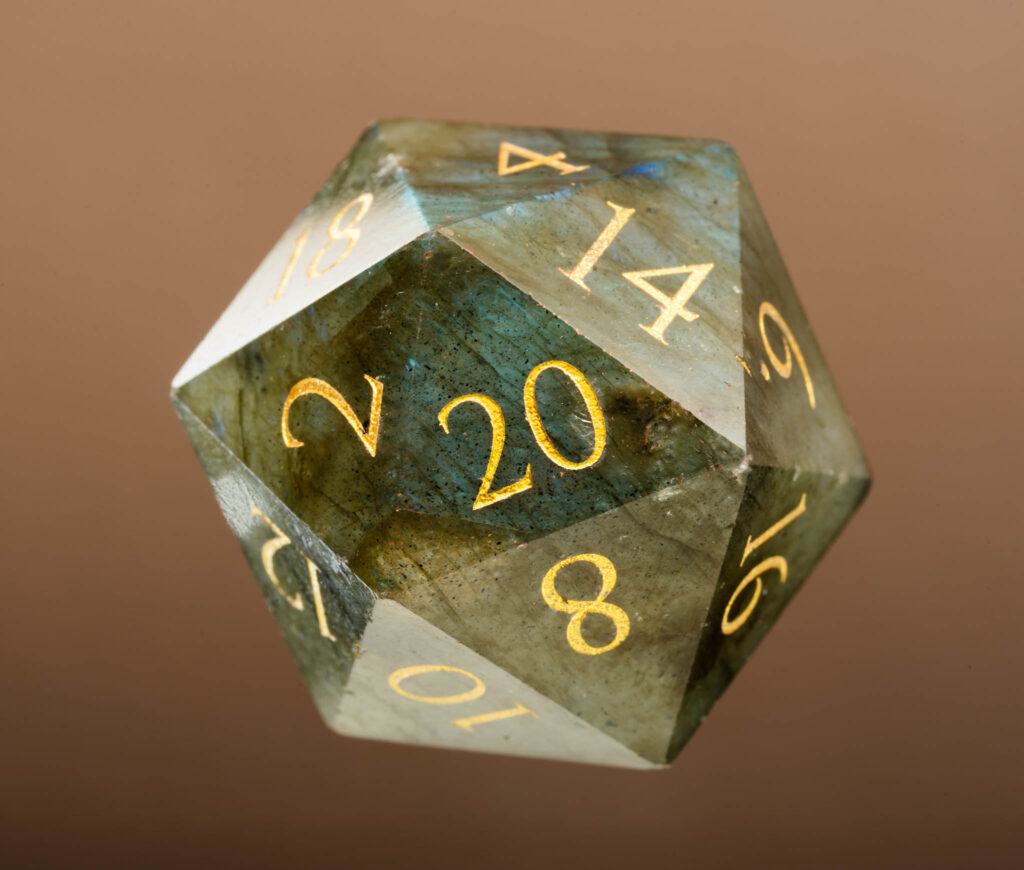 Labradorite Dice by Wyrmwood