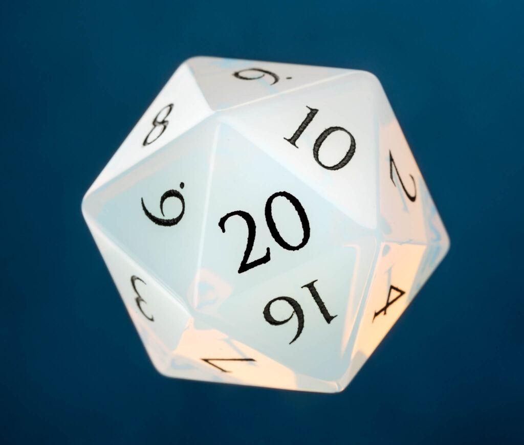 Opalite Dice by Wyrmwood