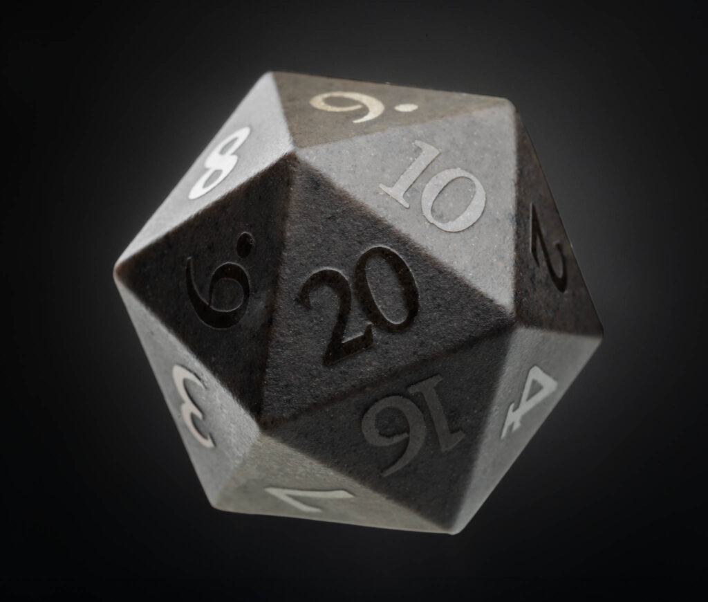 Raised Obsidian Dice by Wyrmwood