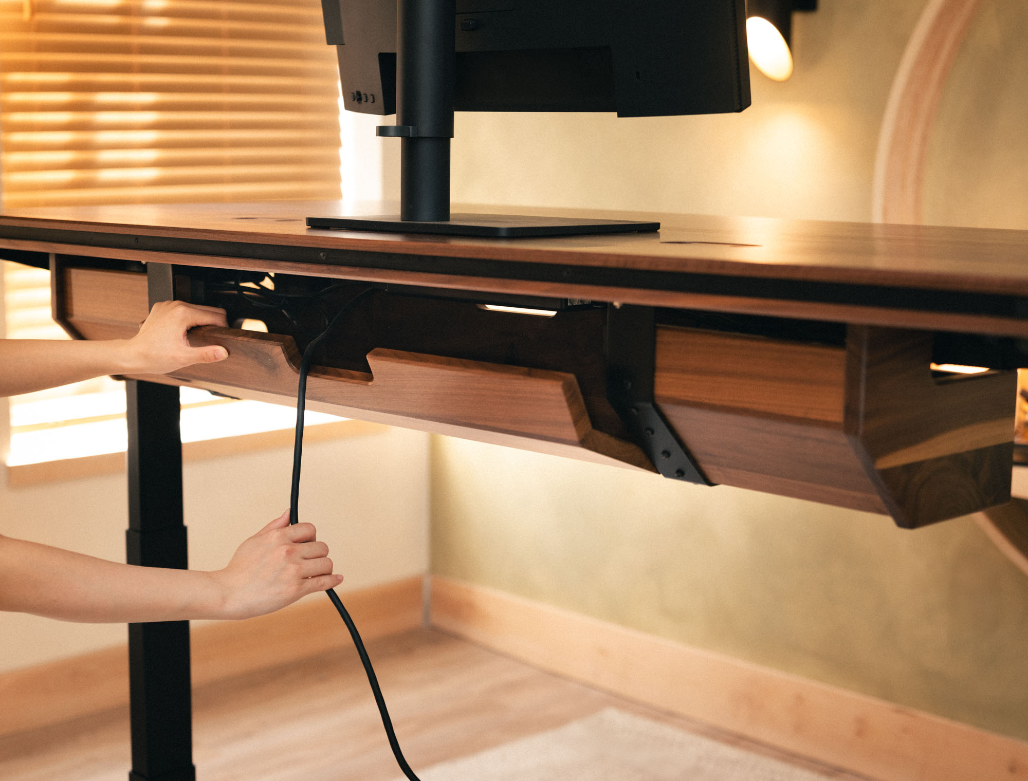 modular-desk-cable-management-black-walnut-action