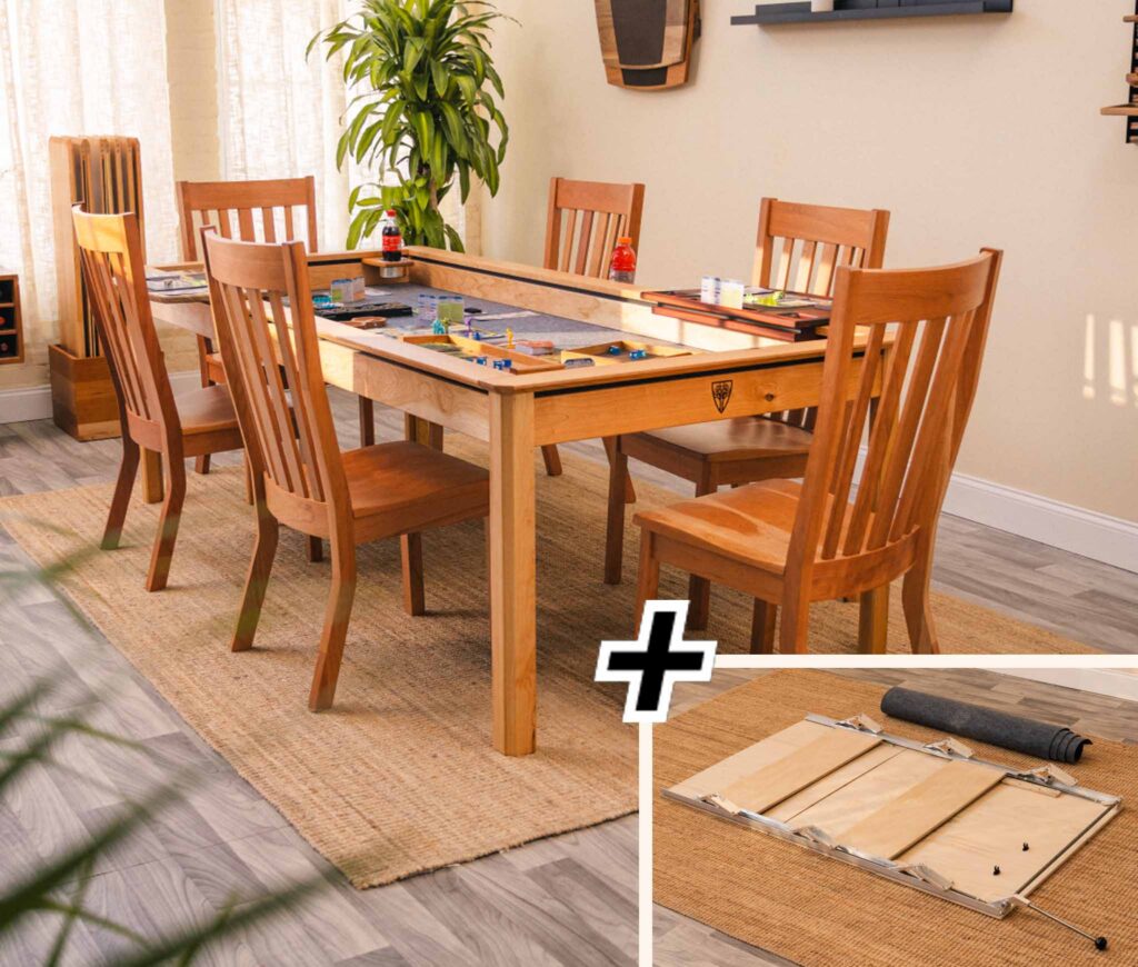 Table for Eight with Lift Kit by Wyrmwood
