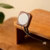 MagSafe Charger - charger on desk corner close-up